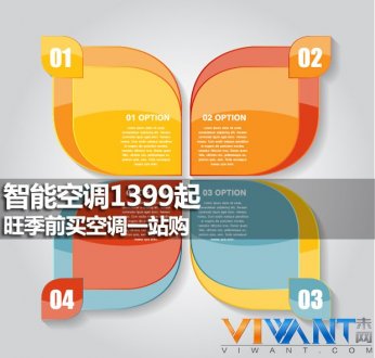 智能空调1399起 旺季前买空调一站购