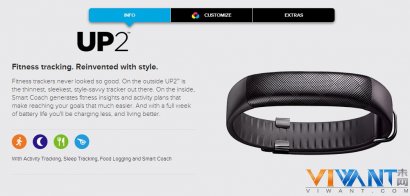 Jawbone推出UP24代替品 99美元的UP2