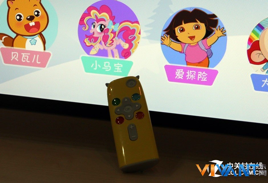 用酷开看动画片 遥控器满足孩子一切需求