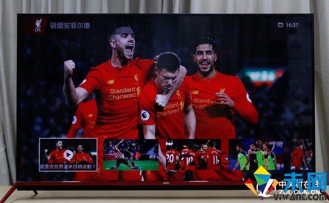 红军利物浦专属定制 PPTV65吋电视评测 