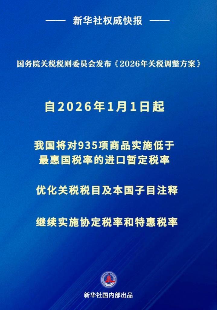 关税“变阵”2026！这些产业要起飞了？国务院最新方案解读来了 -1