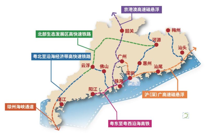 广东高铁杀回第一!17市飙上350km/h,连磁悬浮都敢想了? -1 广东高铁杀回第一!17市飙上350km/h,连磁悬浮都敢想了? -1