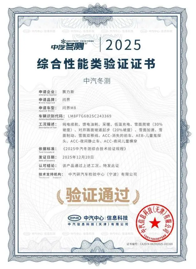 冰雪挑战！问界M8冬测横扫极寒，华为底盘+智驾稳到离谱 -1