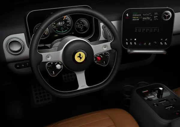 意式电动猛兽出鞘！法拉利首款纯电“Luce”内饰首曝 -1