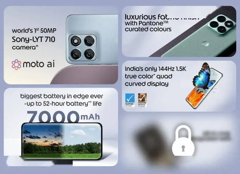 摩托罗拉新机突然上架电商！7000mAh+1.5K曲面屏，这波有点香啊 -1