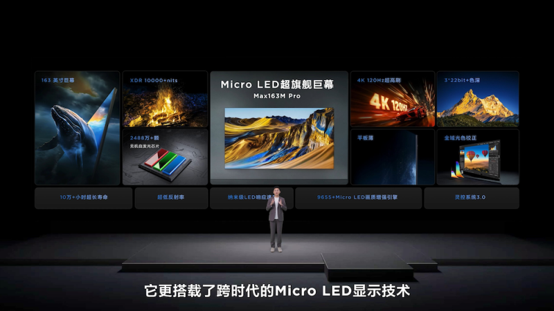 163吋Micro LED双曜炸场！TCL把未来电视搬进你家，价格太狠了 -1