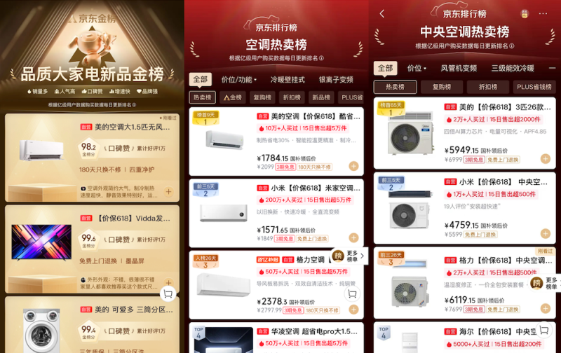 618抢先购开启,空调如何选购?答案藏这份全网榜单里 -5 618抢先购开启,空调如何选购?答案藏这份全网榜单里 -5