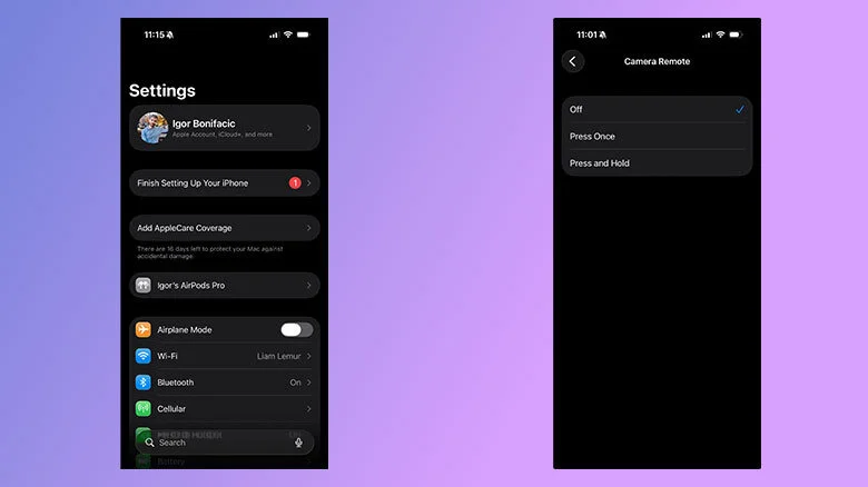 how to enable camera remote 1781284440