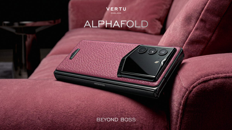 起售价5万块！Vertu Alphafold折叠屏手机，专供土豪老板 -1